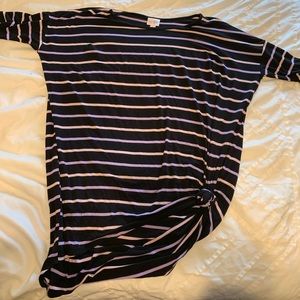 Pink and purple striped Irma